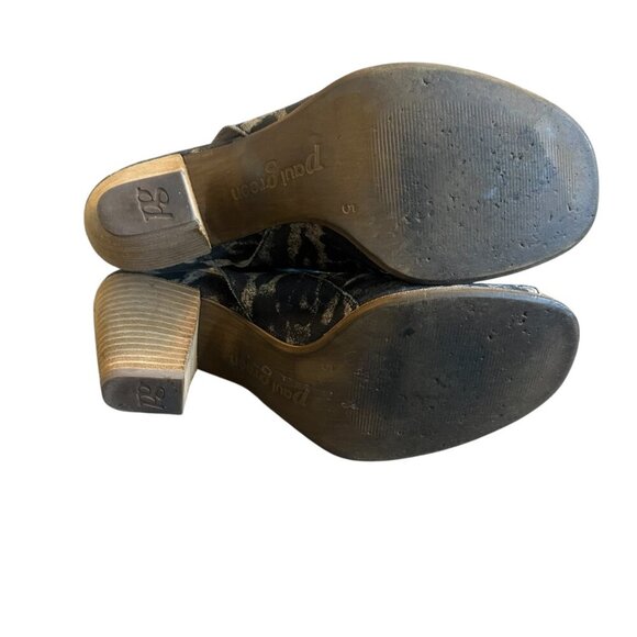 Paul Green Cayanne Peep Toe Sandals Ankle Booties w/ Heels Size Size 7.5 Women's - Picture 10 of 12